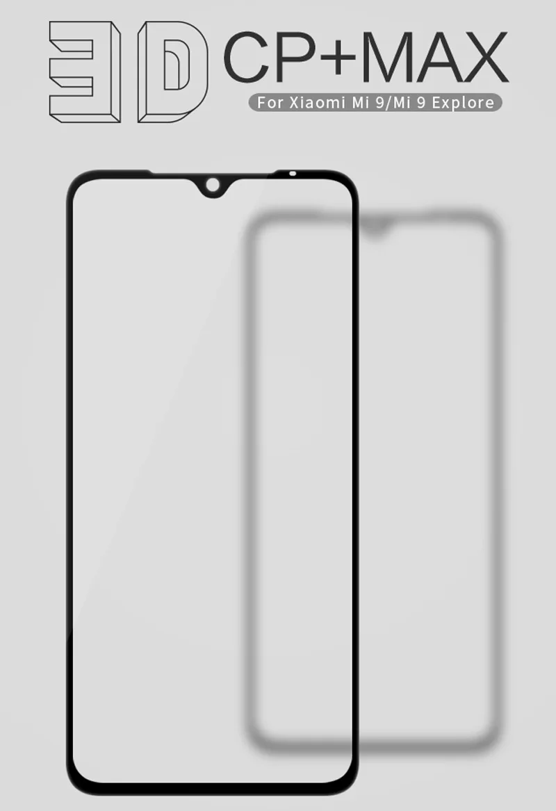 Nillkin 3D CP+ Max закаленное стекло для Xiao mi 9 mi 9 Pro Полное покрытие экрана изогнутый защитный олеофобный