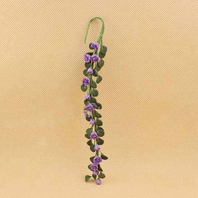 A01-X466 детская игрушка 1:12 кукольный домик Мини Миниатюрный rement кукла аксессуары цветок розовая нить 1 шт