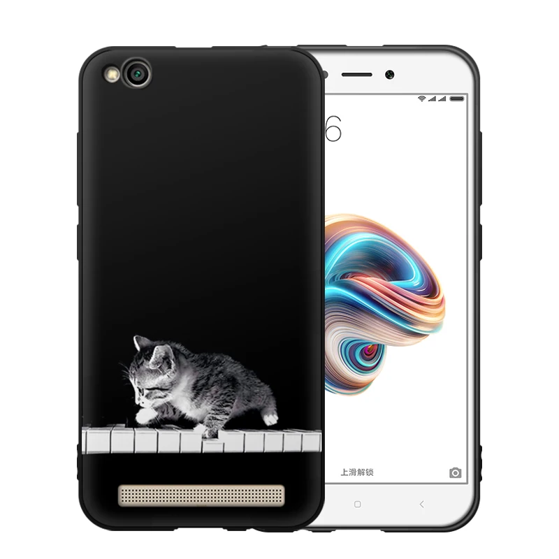 Роскошный мягкий чехол JURCHEN с мультяшным рисунком для Xiaomi Redmi Note 5A милый