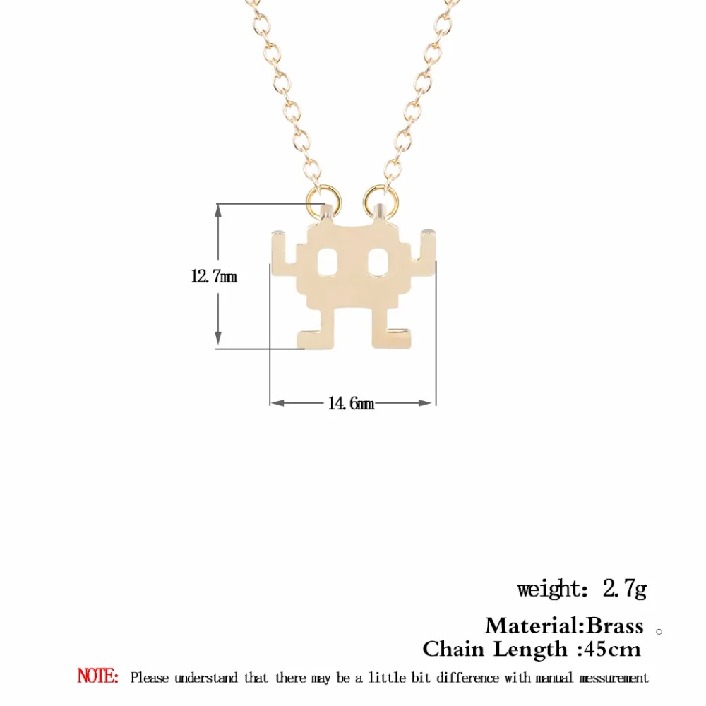 Cxwind модная подвеска с кулоном-роботом очаровательные геометрические ожерелья