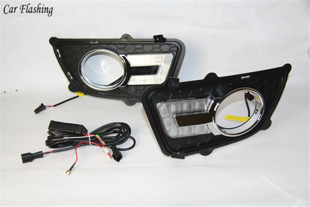 Автомобильная проблесковая 1 комплект 12V ABS светодиодный для KIA Sportage 2008 2009 2010 2011 2012