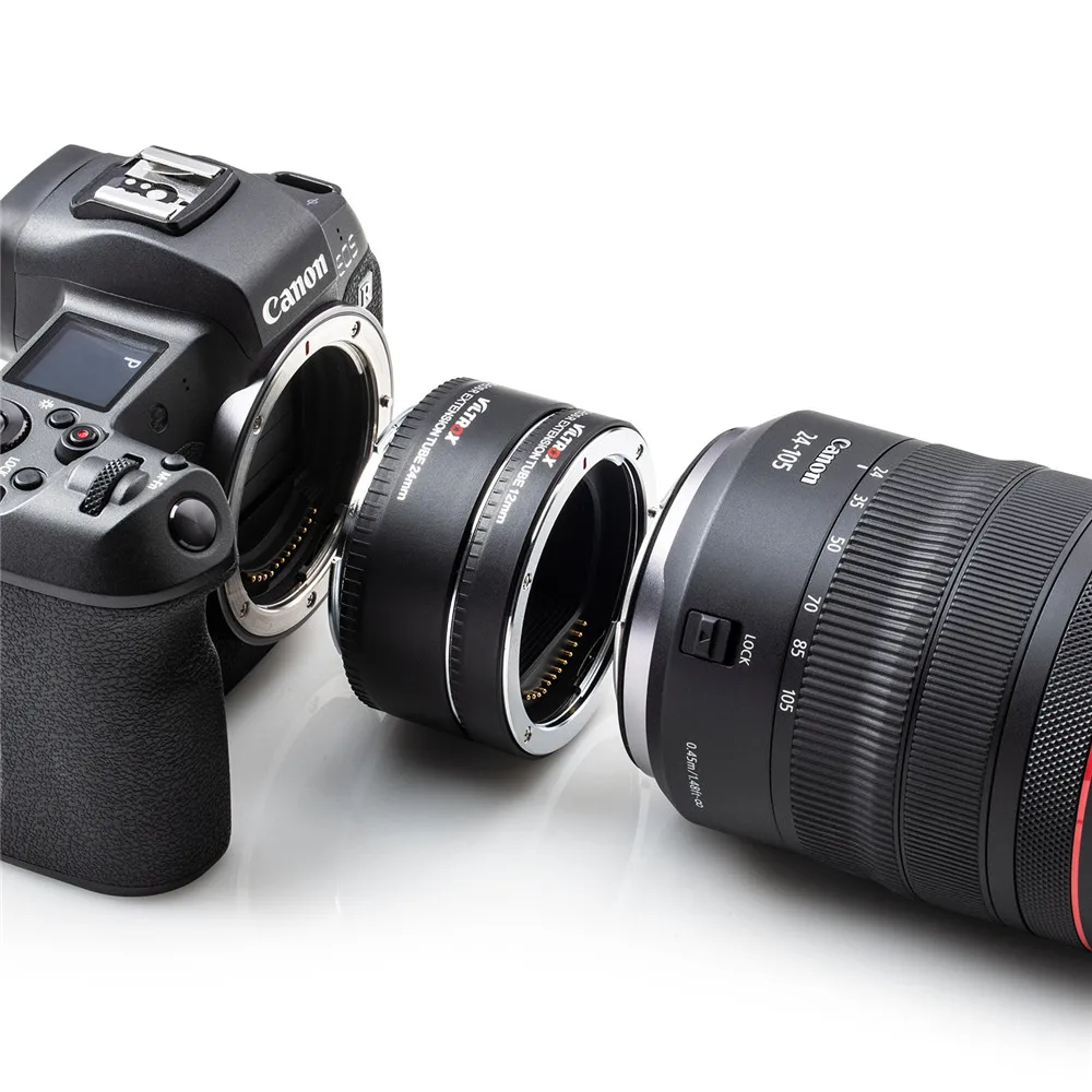 Viltrox DG-EOS R с автофокусом макрообъектив адаптер 12 мм+ 24 мм для Canon EOS R объектив для EOS R/EOS RP камера