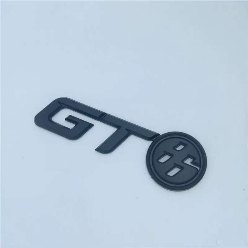 Глянцевый черный GT86 Логотип задний багажник эмблема наклейка бампера Наклейка для Toyota FR-S FRS GT86 FT86 BRZ - Название цвета: MATTE B