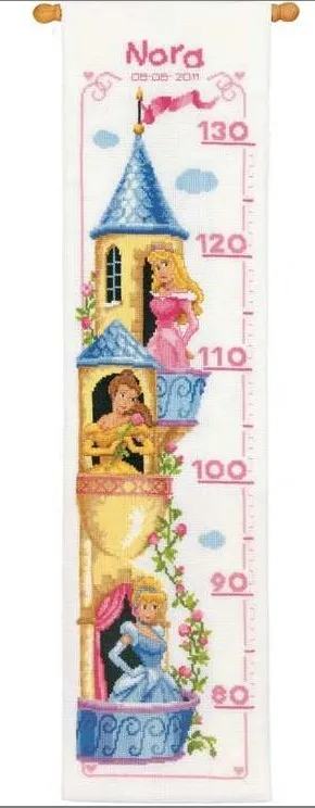 Высшее качество красивый и милый комплект для вышивки крестиком таблица высоты