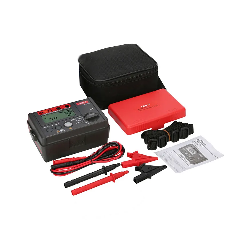 

UNI-T UT502A Digital Resistance Meters Insulation Testers 2500V Short Circuit Current LCD