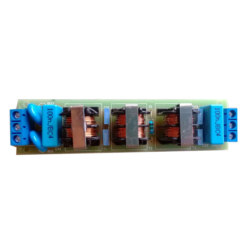 Силовой фильтр плата от EMI 10 А переменный/постоянный ток очиститель примесей шума