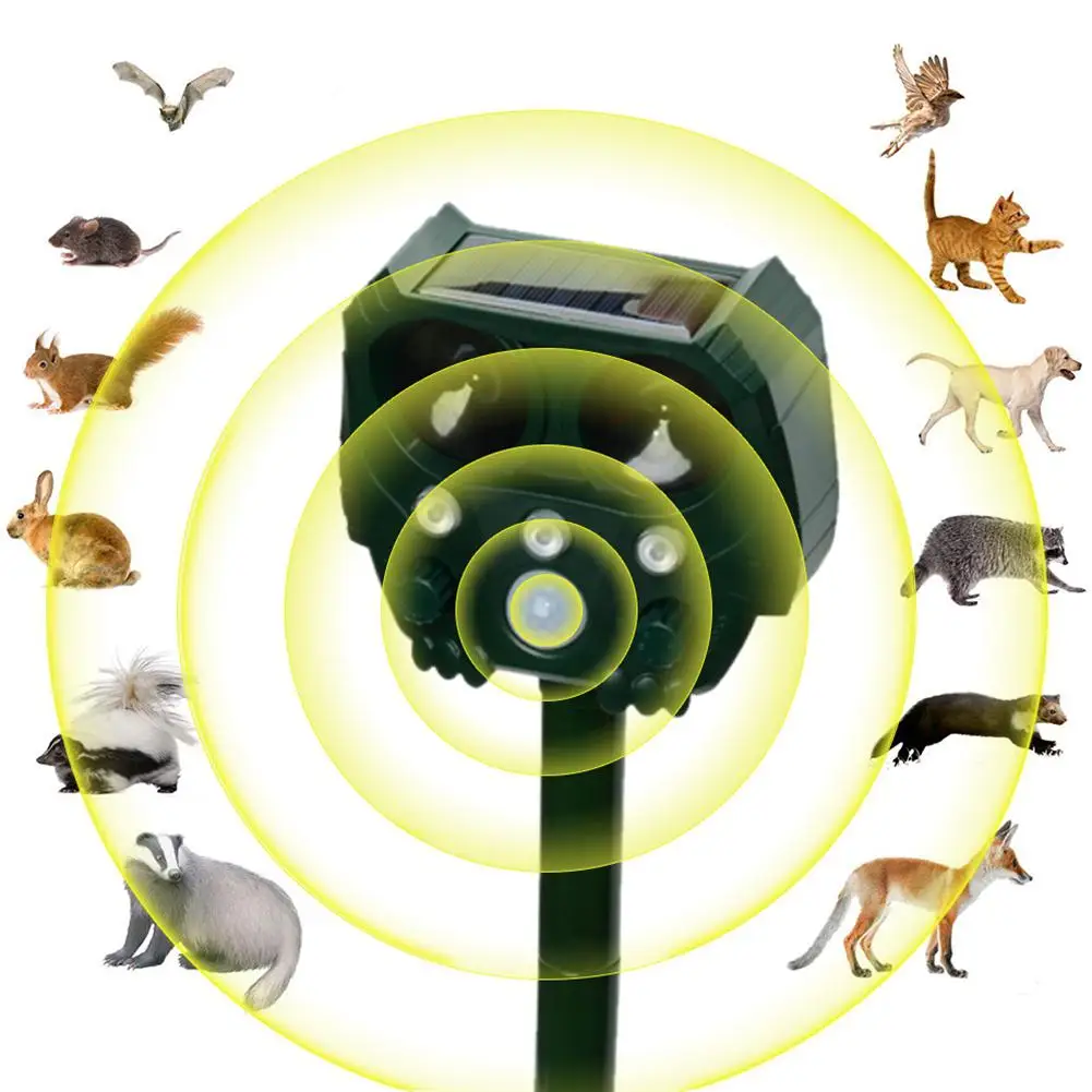 Хоббилан Солнечный водонепроницаемый открытый ультразвуковой диспеллер для