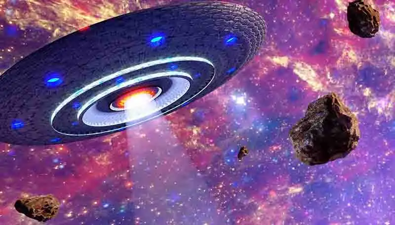 Алмазная вышивка летающая тарелка пейзаж стежка 5D алмазная живопись квадратная