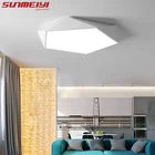 Диммируемые светодиодсветодиодный потолочные светильники, дизайнерская креативная Геометрическая лампа для гостиной, коридора, балкона, потолочное освещение