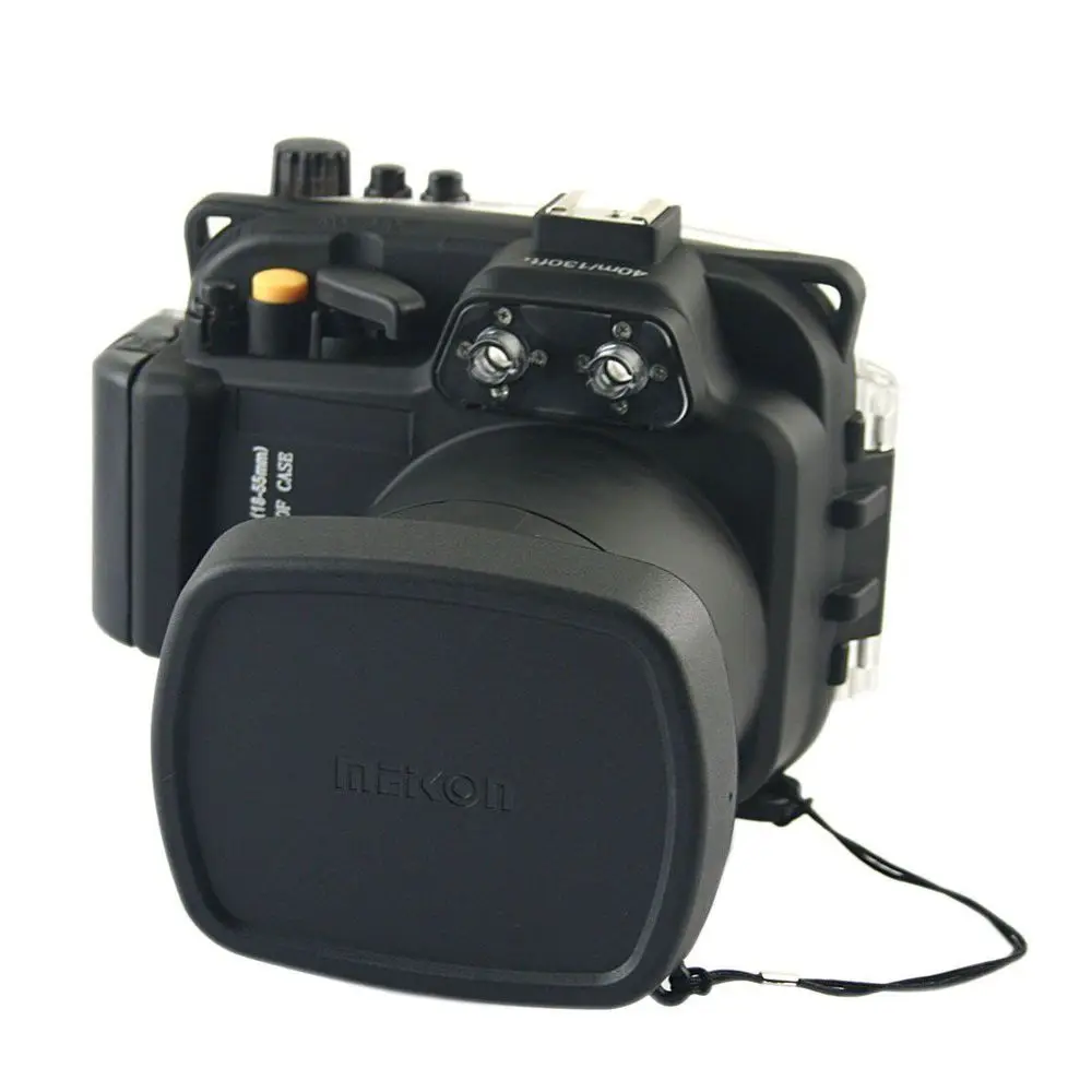 Подводный чехол для Sony NEX 5R/5l18 55 мм + широкоугольный объектив рыбий глаз 130