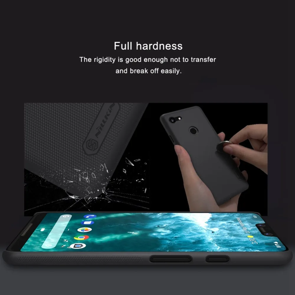 Чехол для Google pixel 3 XL Жесткий 6 дюйма NILLKIN чехол funda coque capa на матовой защитной сумке