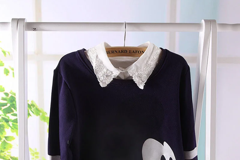 Воротник с бусинами и цветами воротник для свитера теплый ложный милый необычная