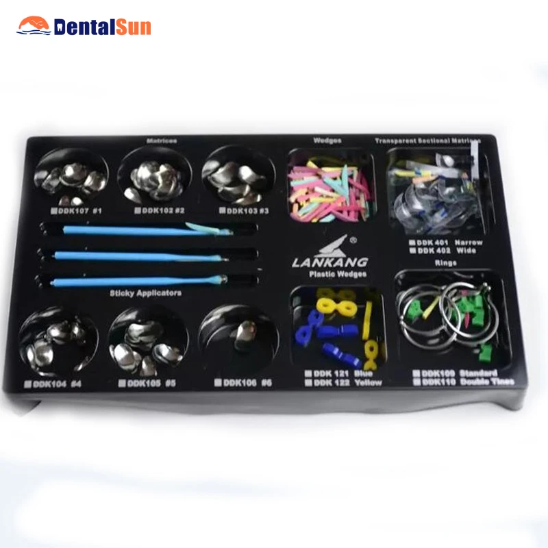 

Best Dental Metal Sectional Contoured Matrices Sectional Matrix Kit