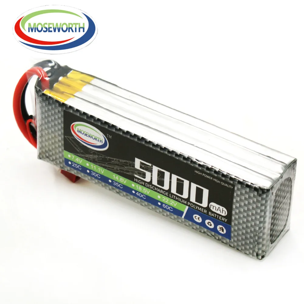 MOSEWORTH 4S 14,8 v 5000mah 30c Радиоуправляемый Дрон lipo батарея для радиоуправляемого самолета вертолета квадрокоптера литий-ионная батарея akku