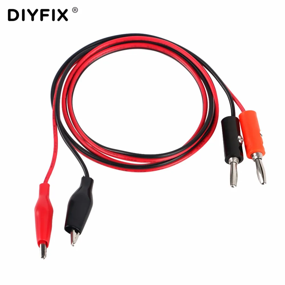 DIYFIX штепсельная вилка типа банан для электрического зажима тестовые наконечники