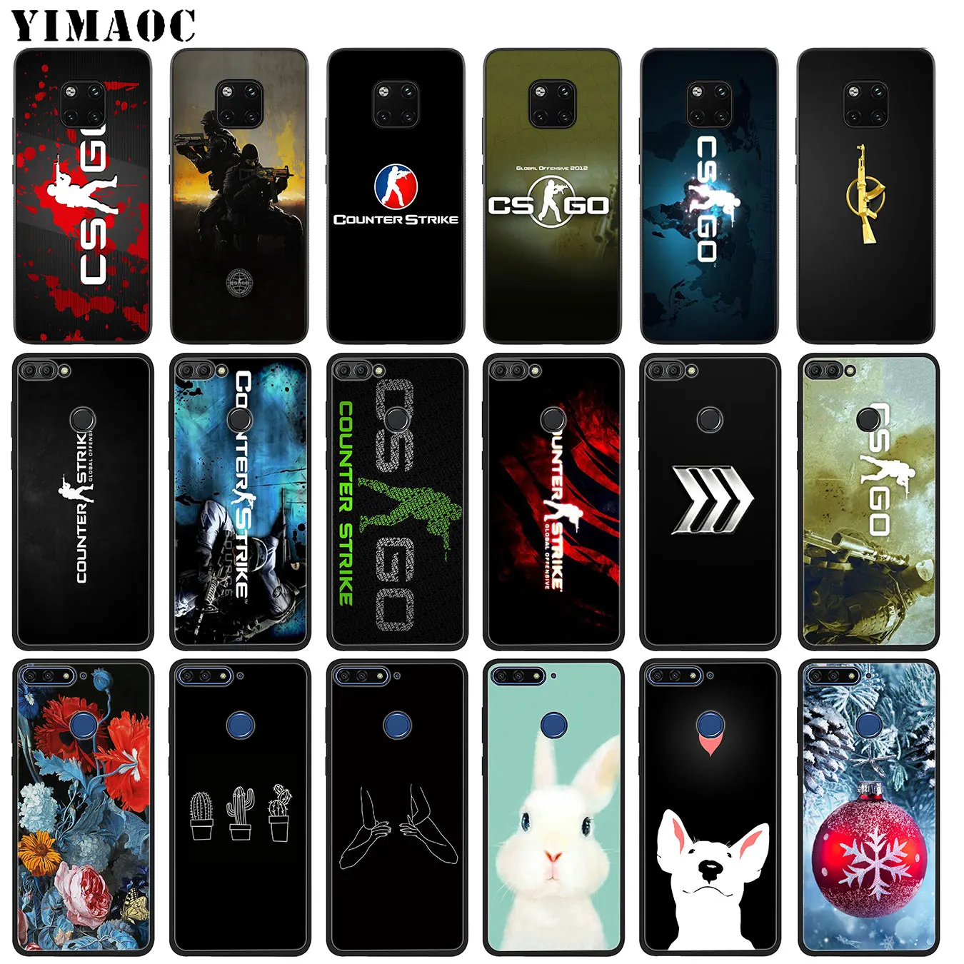YIMAOC Counter Strike cs go Мягкий силиконовый чехол для телефона Huawei Mate 30 20 10 Pro Lite Nova 5I 5t 5 3i 3