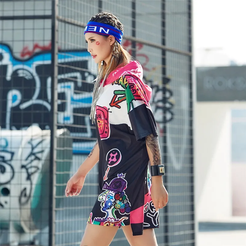 Длинные футболки JUST. BE. NEVER harajuku с графическим граффити, футболки, Розовая пантера, хиппи, время приключений, тема, футболка, трендовые товары