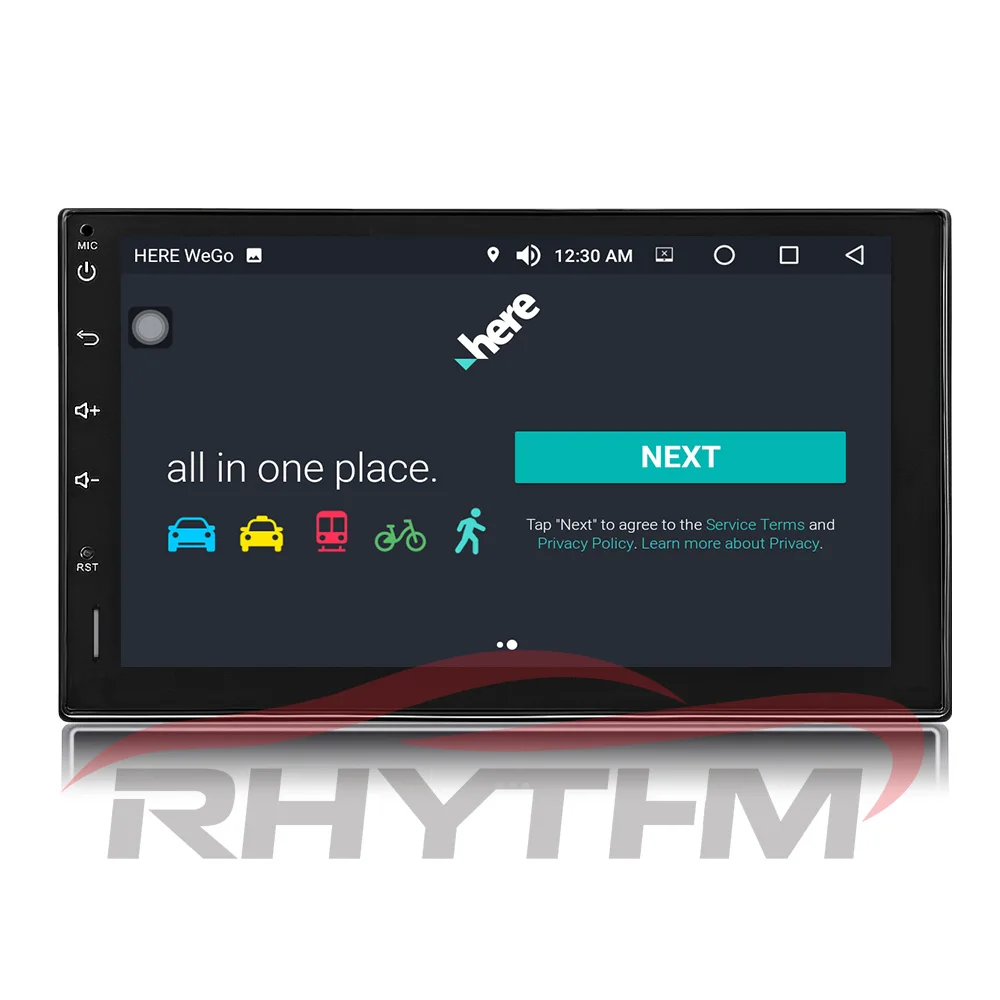 2din Android 8 0 Восьмиядерный автомобильный Радио стерео 4G + 32G 7 &quotемкостный сенсорный