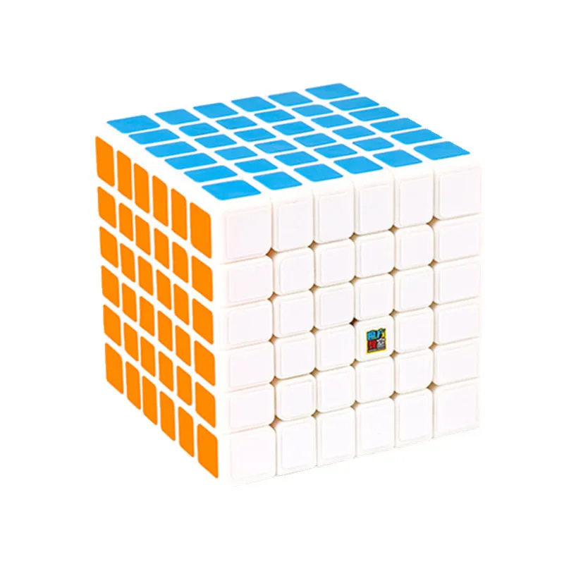 Moyu MofangJiaoshi MF6 кубическая скорость 6 слоев Stickerless 68 мм кубики-головоломки для детей