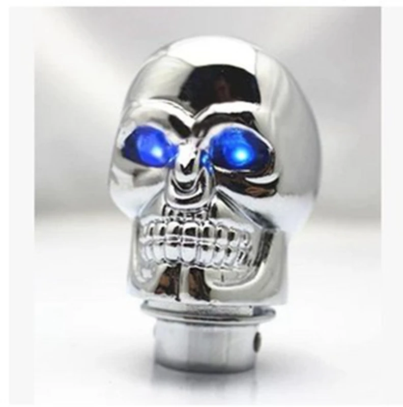 Ручка рычага переключения передач с черепом 2015 горячий металлический материал