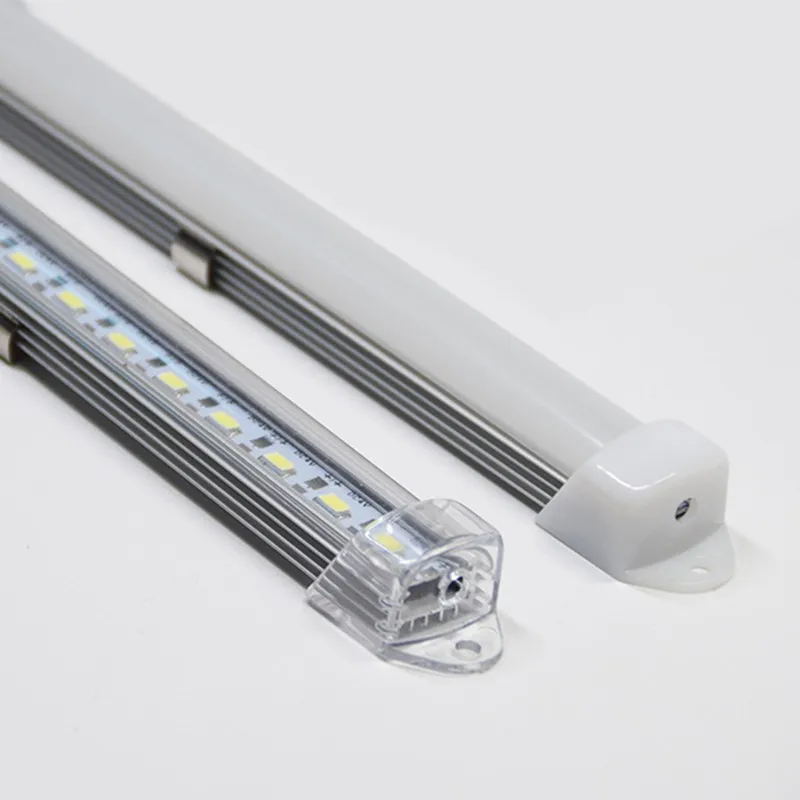 Портативный 5 шт./лот 50 см DC12V светодиодный бар светильник 5730 5630 с крышкой ПК 5730 светодиодный жесткий светильник 5630 Светодиодный жесткий пропилен-каучука прокладки с защищенный зажим «крокодил»