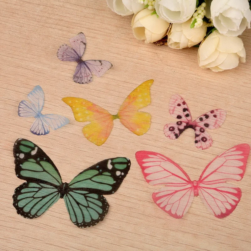 Лидер продаж Высококачественная имитация пряжи в виде бабочки аксессуары для