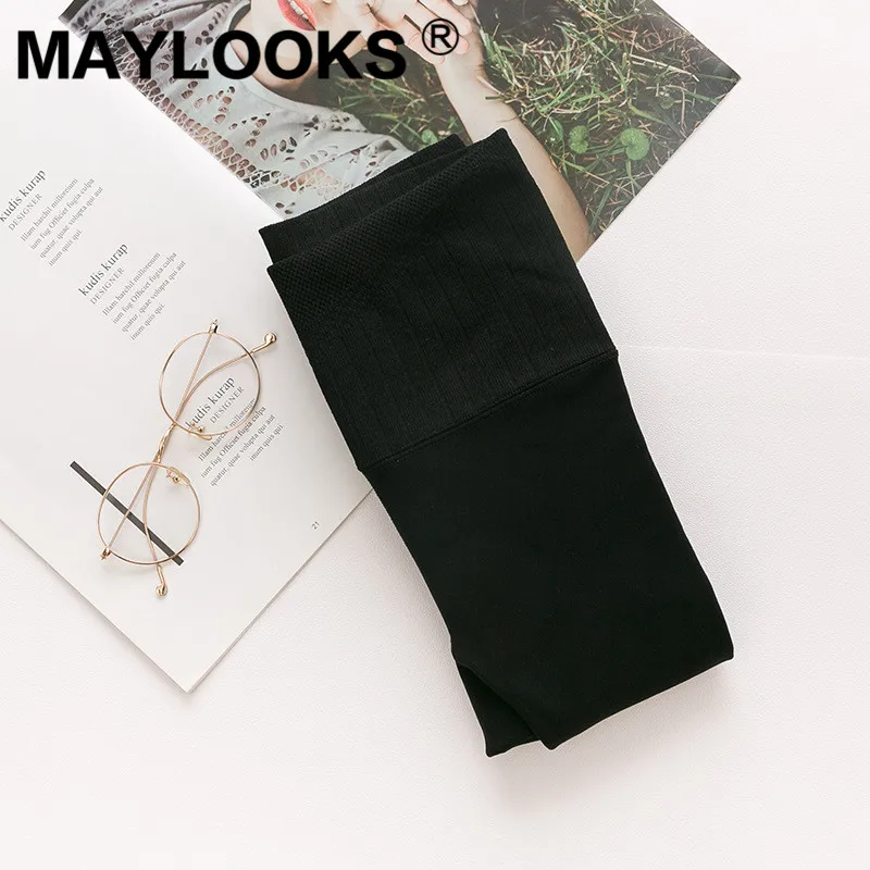 Maylooks/240 г бархатные не скатывающиеся гетры женские колготки сезон осень зима