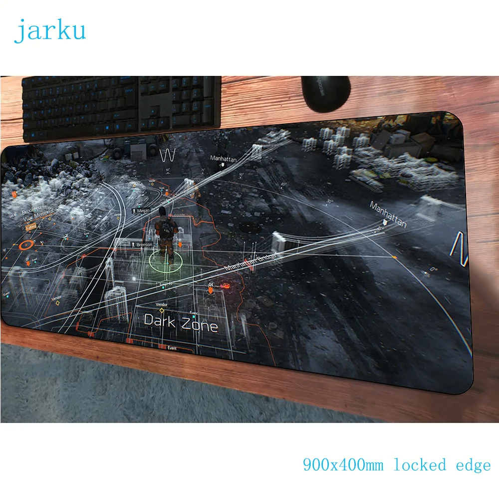 Игровой коврик для мыши tom clancy's the division 900x400x3 мм размер xl|Коврики мышей| |