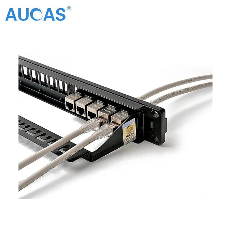 10 шт. AUCAS высокое Скорость RJ45 Cat6 FTP цинковый сплав модуль экранированный Rj45