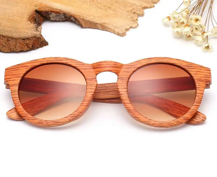 Солнцезащитные очки oculos новинка восстановленные древние деревянные женские