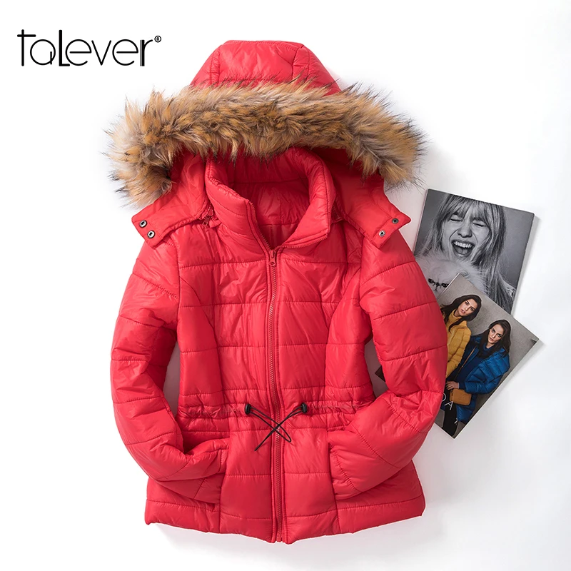 Talever модная женская однотонная полосатая куртка-пуховик Повседневная Офисная