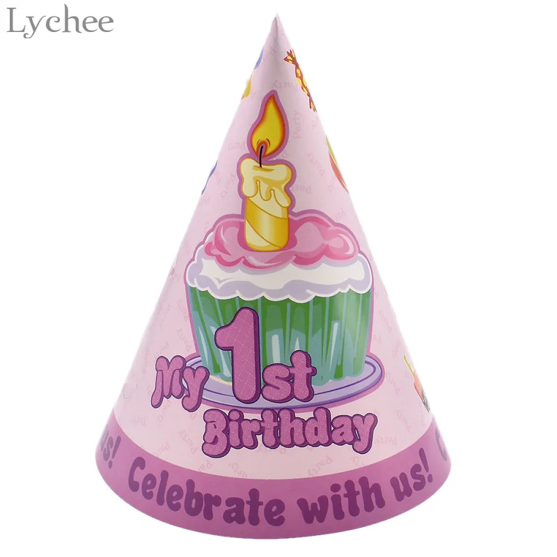 Lychee Life Girl одноразовая посуда для первого дня рождения Соломинки скатерти с