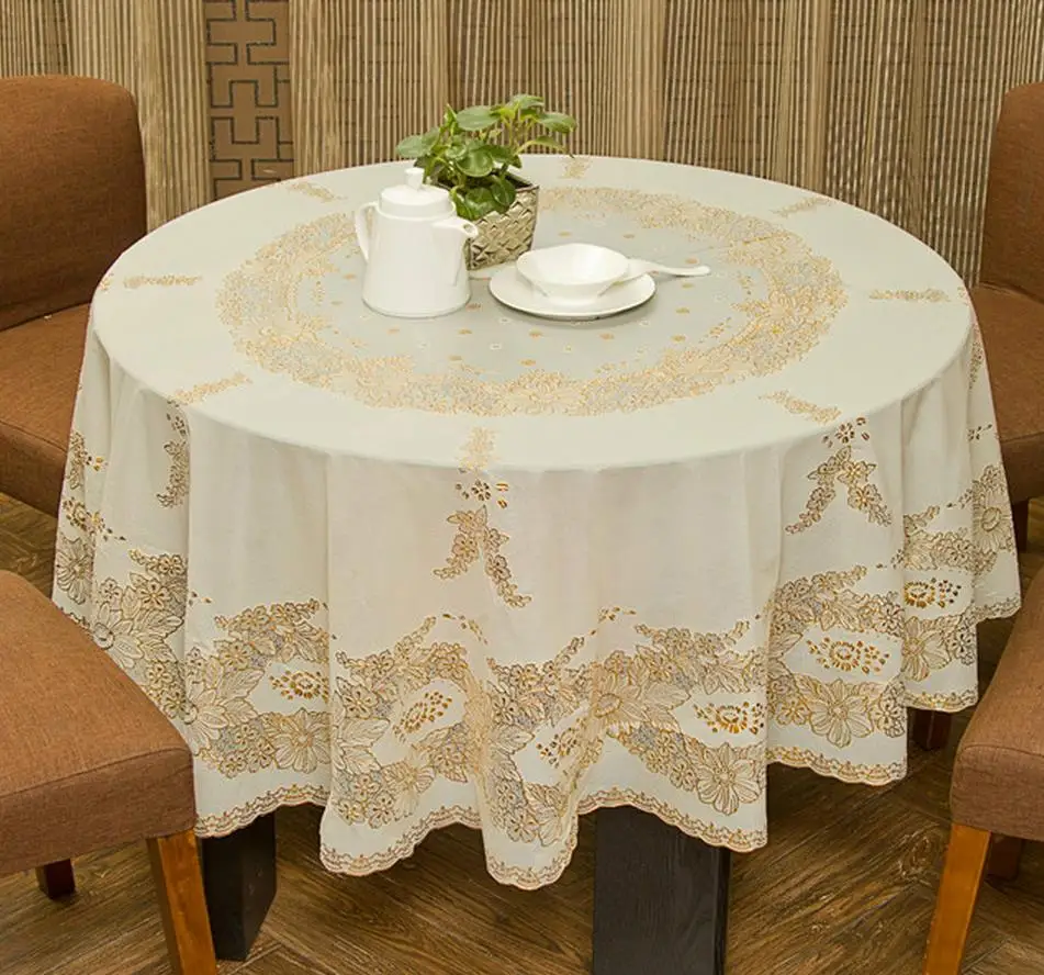 Free shipping ou round table cloth waterproof disposable MATS PVC heat tea | Дом и сад