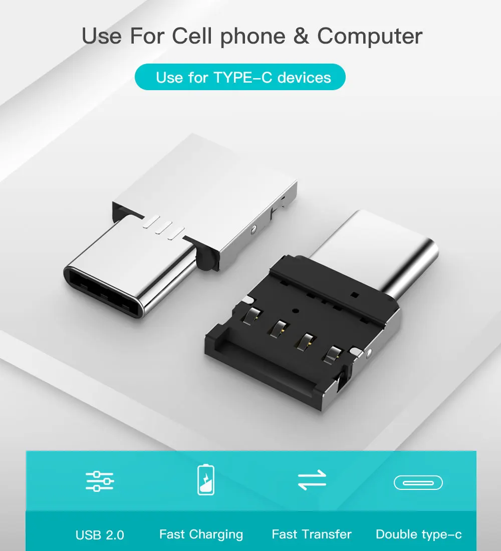 Type C USB к 3 0 кабель адаптер On The Go для Samsung S8 плюс Xiaomi Oneplus 5T Macbook Pro U диск Тип