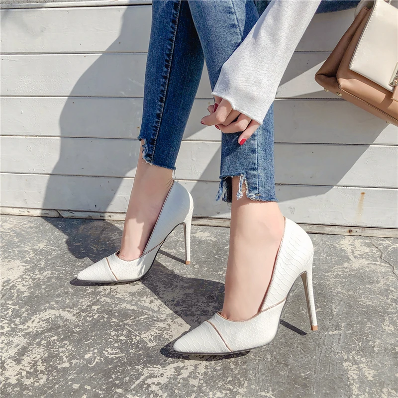 2019 женские классические туфли лодочки с блестками на высоком каблуке 11 см