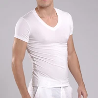 kalvonfu new arrival casual short sleeved men t shirt famous brand plus size m 7xl modal mens undershirt