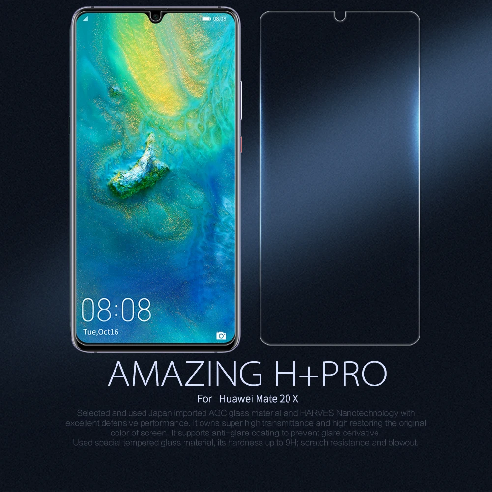 Huawei mate 20 X Закаленное Стекло huawei mate 20X стекло Nillkin Amazing H+ Pro 0,2 мм Защитная пленка для экрана