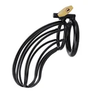 Металлическая клетка для петуха, кольцо для пениса, нержавеющая сталь, ремень для птичьих клетки, секс-товары для взрослых