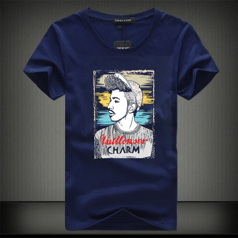 Street комиксы граффити Личность печати Футболка Мужская Мода Книги по искусству