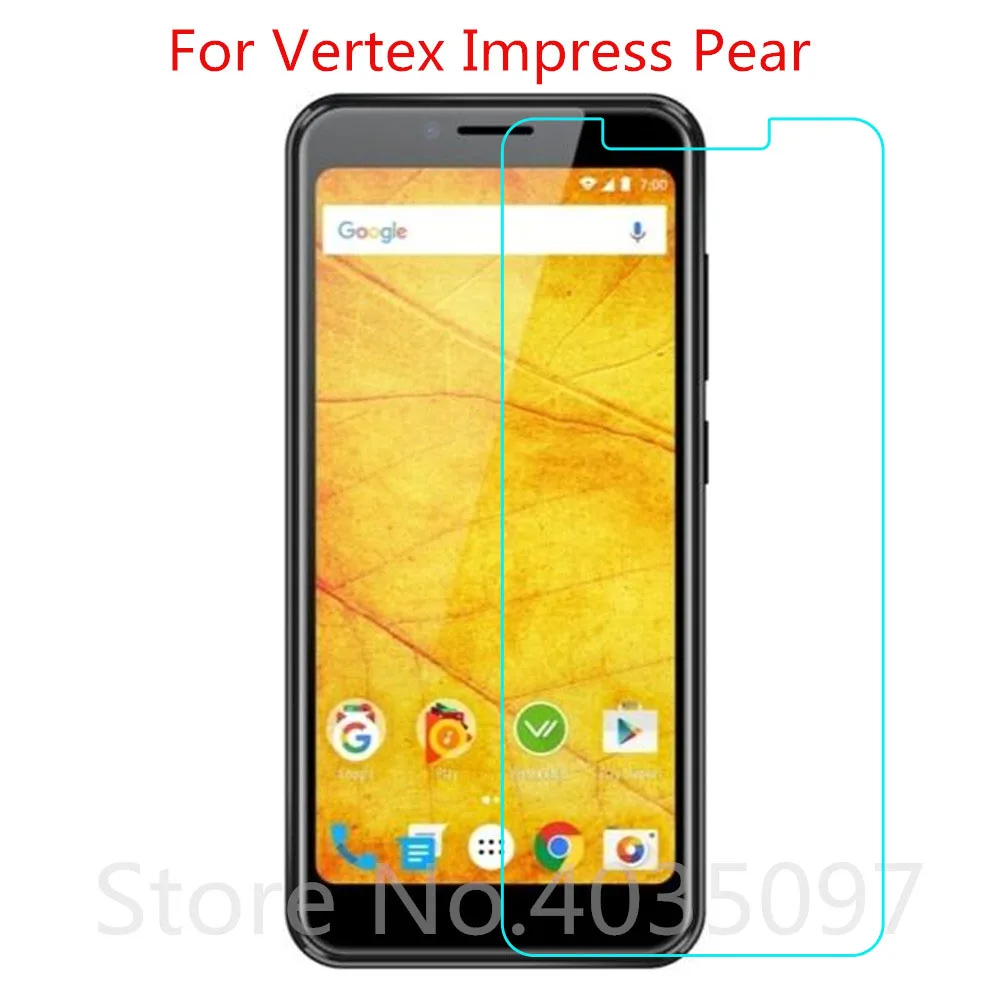 Закаленное стекло для Vertex Impress Pear защита экрана 9H 2.5D Защитное стекло для телефона для Vertex Impress Pear glass