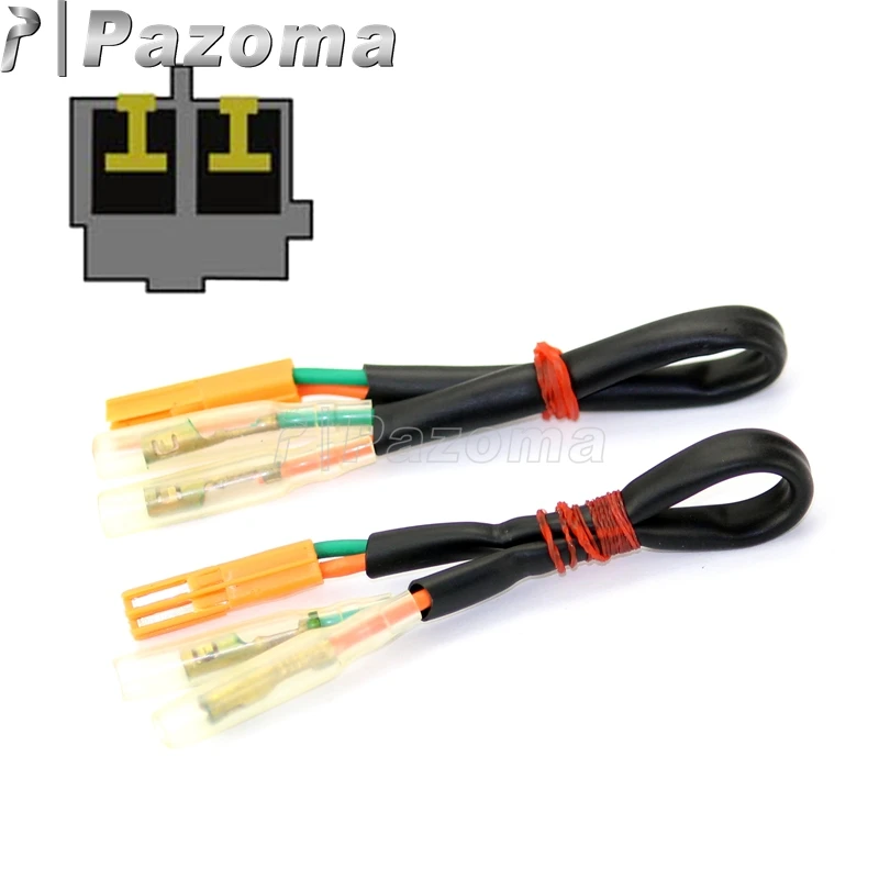 2X мотоциклетные передние и задние поворотные сигнальные провода индикатор