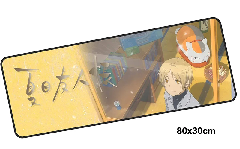 Size 800x300X3MM Natsume yuujinchou геймерский коврик для мыши 800x300X3 мм игровой коврик для мыши Бестселлер ноутбук ПК аксессуары ноутбук padmouse эргономичный коврик - Цвет: Size 800x300X3MM