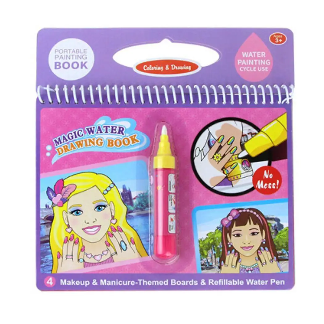 Акварель граффити книга Дети Образование Когнитивные повседневные игрушки