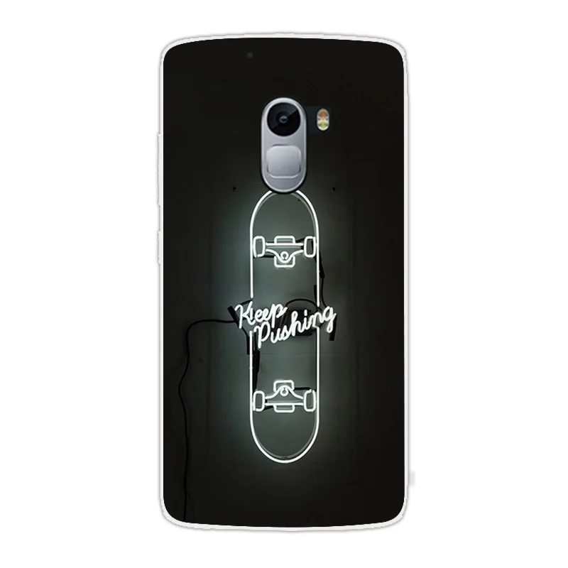Чехлы для телефонов Lenovo Vibe K4 Note A7010 Funda силиконовый мягкий ТПУ Забавный Кот задняя
