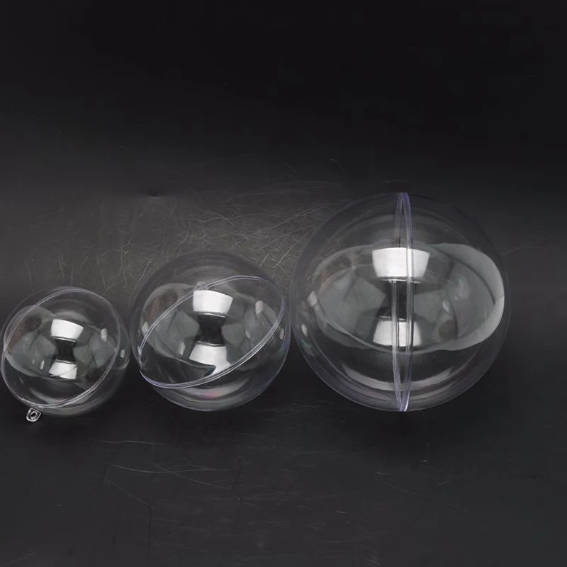 5 шт./лот прозрачный пластиковый шар для украшения новогодней елки шт./лот|lot lot|5