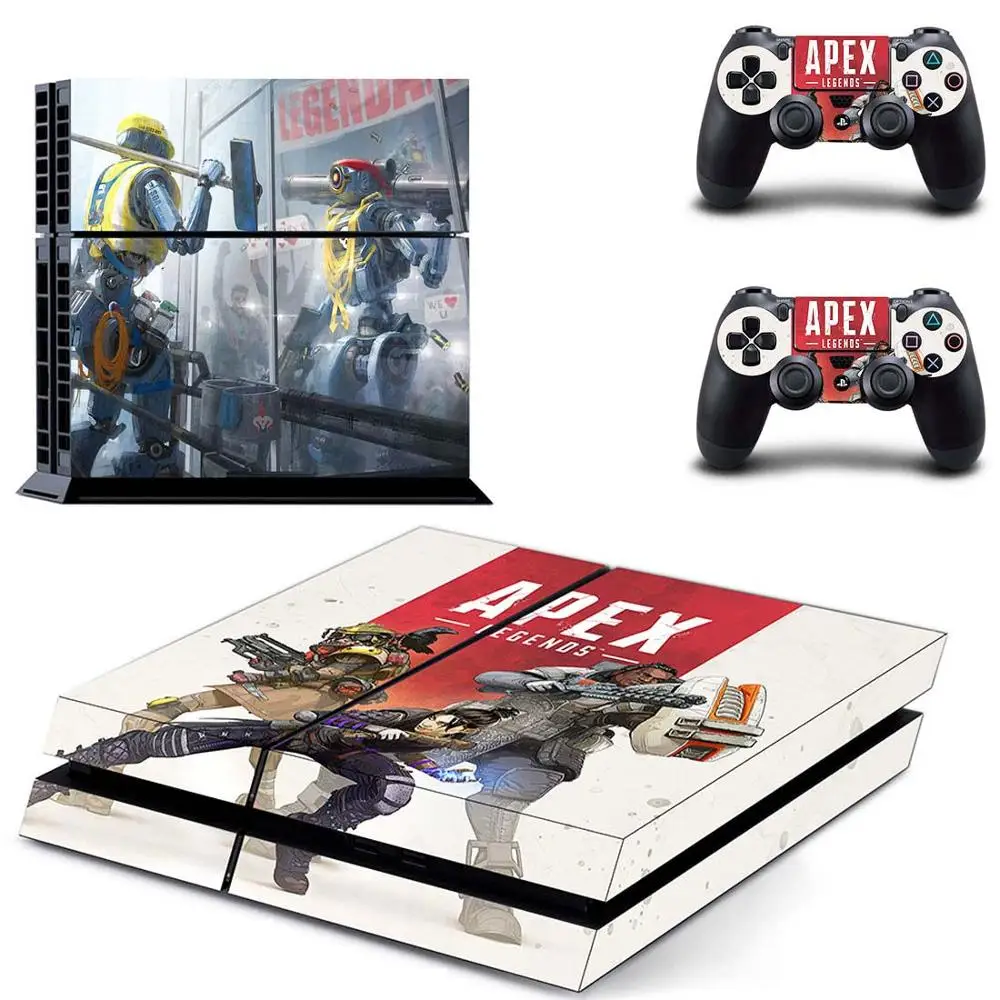 GYTM2429 Apex legends наклейка для PS4 консоль и наклейка на контроллер для sony playstation 4 консоль и два контроллера - Цвет: GYTM2429