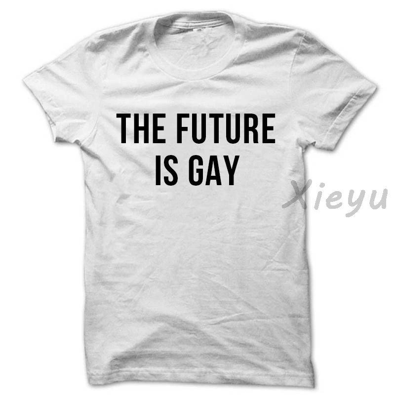 The Future is Gay футболка лесбийская одежда для геев с равными правами футболки |
