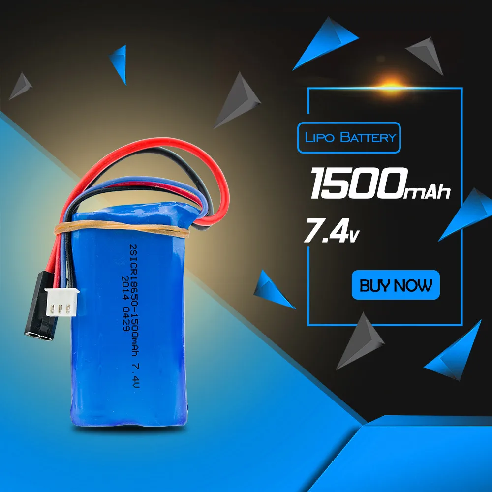 Литий-ионный аккумулятор для квадрокоптера MJX T40 T40C F39 F49 T39 Syma 822 1 2 3 шт. 2s 18650 7 4 В 1500