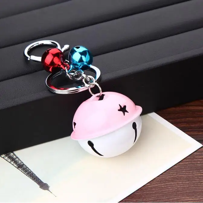 Модный цветной металлический брелок колокольчик для мужчин и женщин подвеска