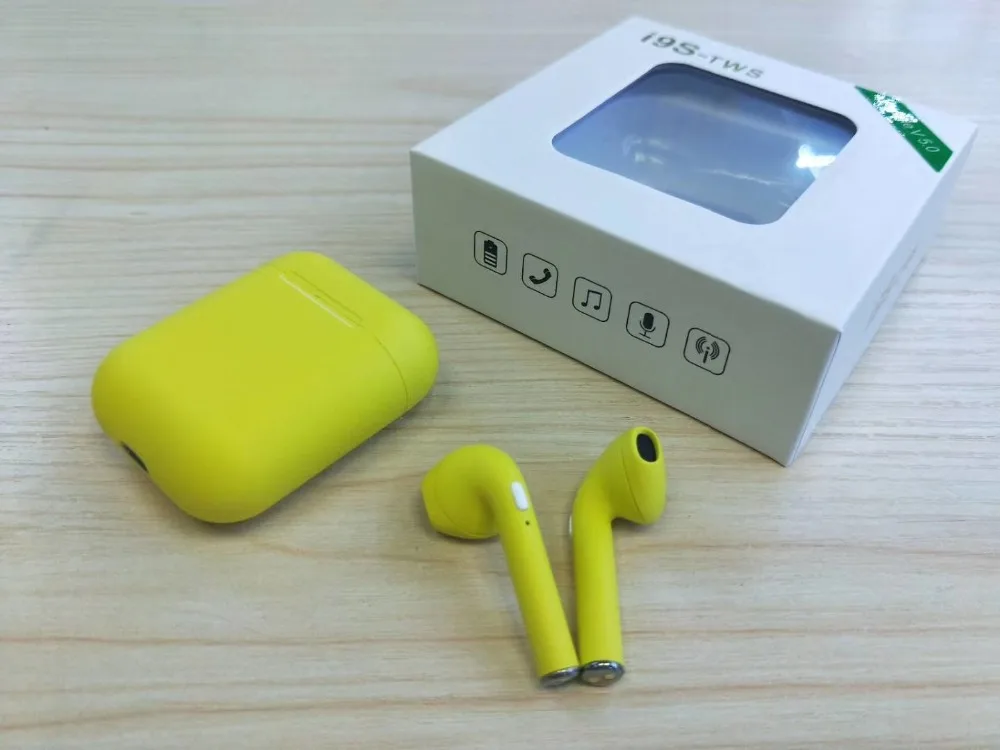 Бинауральные TWS наушники I9s tws V5.0 Bluetooth беспроводная гарнитура для iphone xs Android phone с